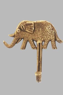 patère decorative éléphant en bronze