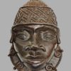 Masque pendentif uhunmwun ekue Edo Benin Nigeria