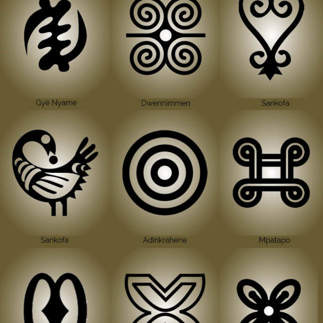 Symboles Adinkra Akan Ghana