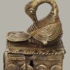 Boite à poudre d'or Akan Adinkra Sankofa - Bronze