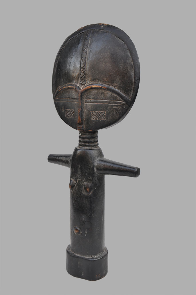 Poupée Ashanti Akwaba, Statue africaine, Ghana – Image 2