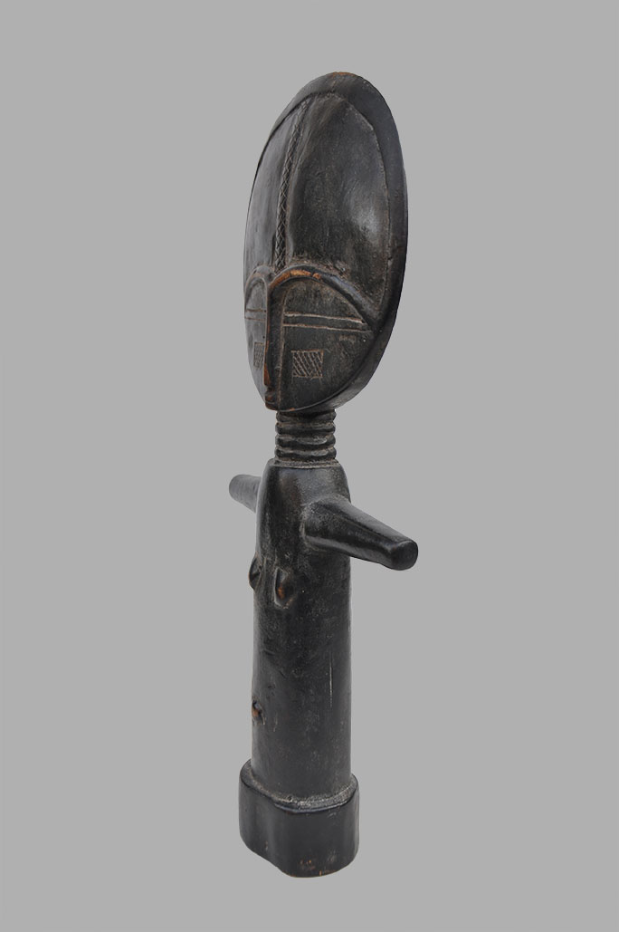 Poupée Ashanti Akwaba, Statue africaine, Ghana – Image 3