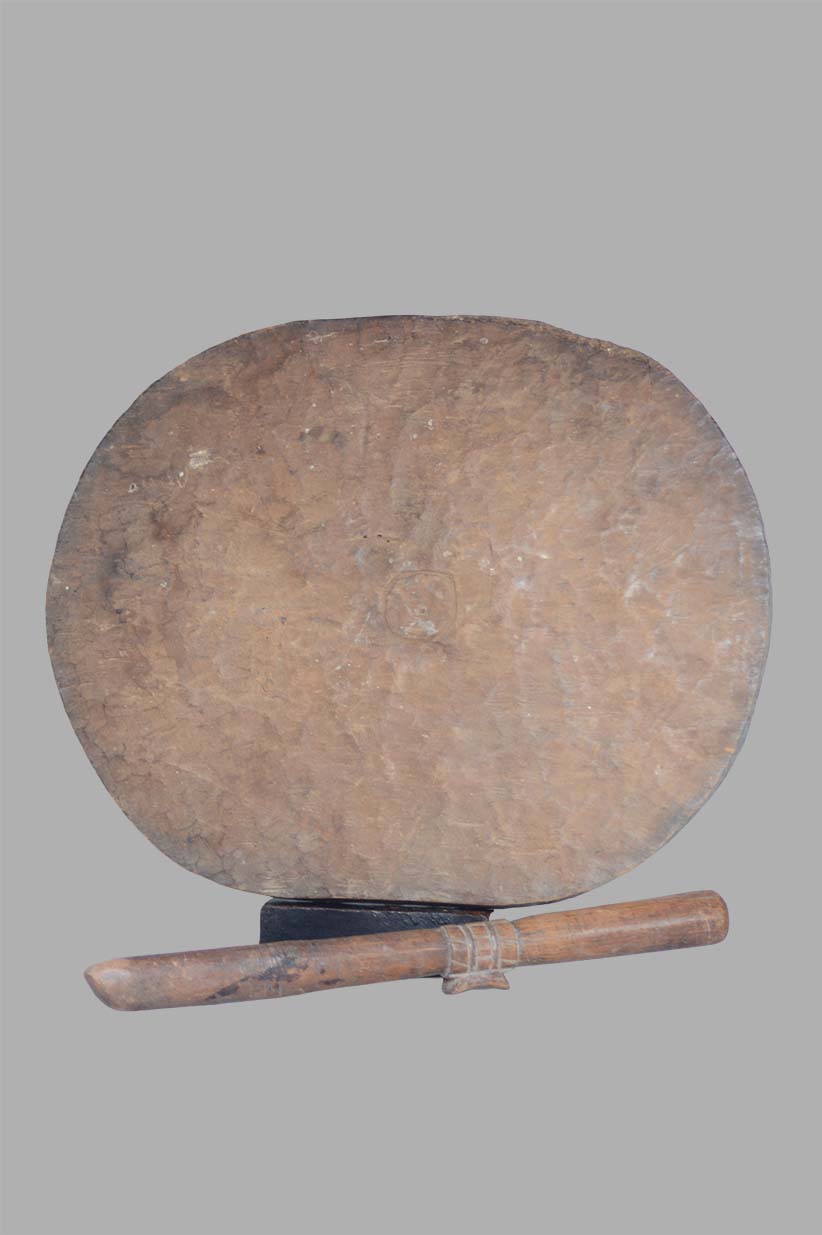 Plateau de divination Ifá Nago - Bois polychrome, Nigéria – Image 3